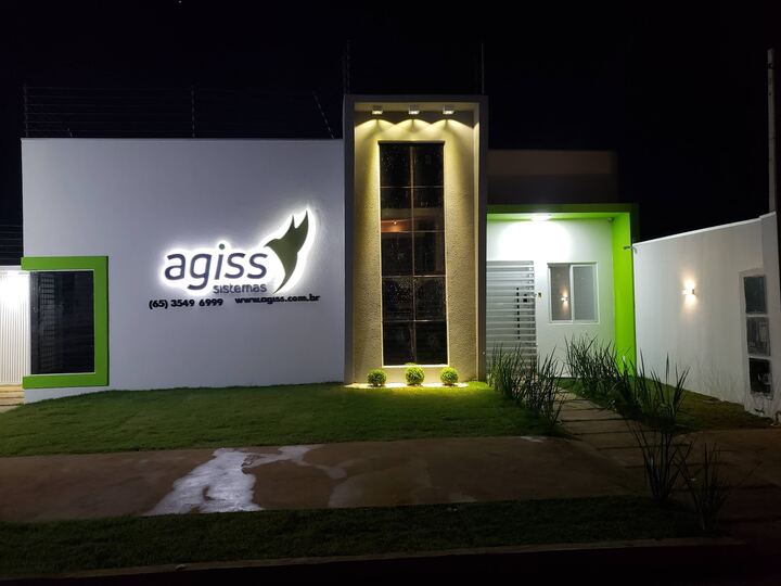 Sede da Agiss à noite, 2018